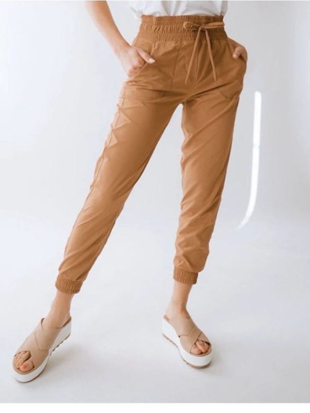 Albion Camel/Tan Destination Joggers Size L